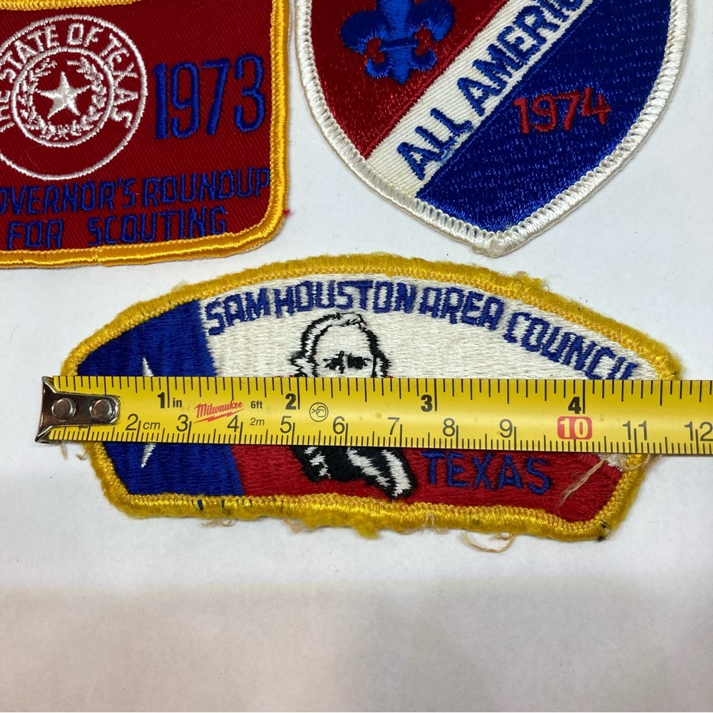 5 Vintage 70s Texas Boy Scouting Patches BSA - Picture 7 of 10